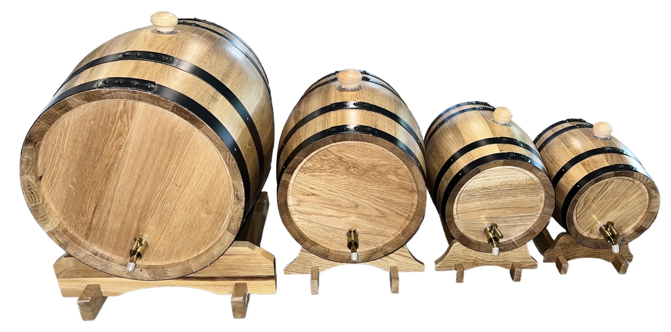Charring oak barrels: The effects